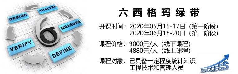 【六西格玛绿带】VIP在线直播小班课，限报8人，速度抢占！